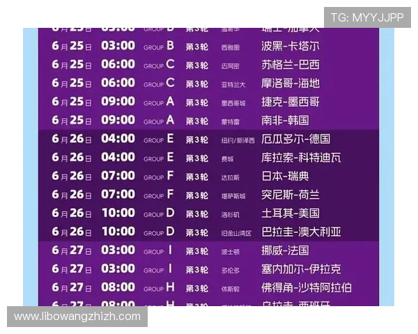 2026年世界杯赛程详细安排及每场比赛时间全攻略